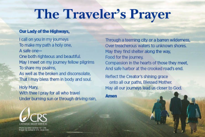 lyrics to travellers prayer